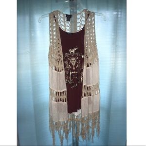 RUE21 TankTop with Sleeveless Cover